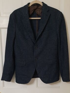 Zara Dark Navy Sport Coat Blazer